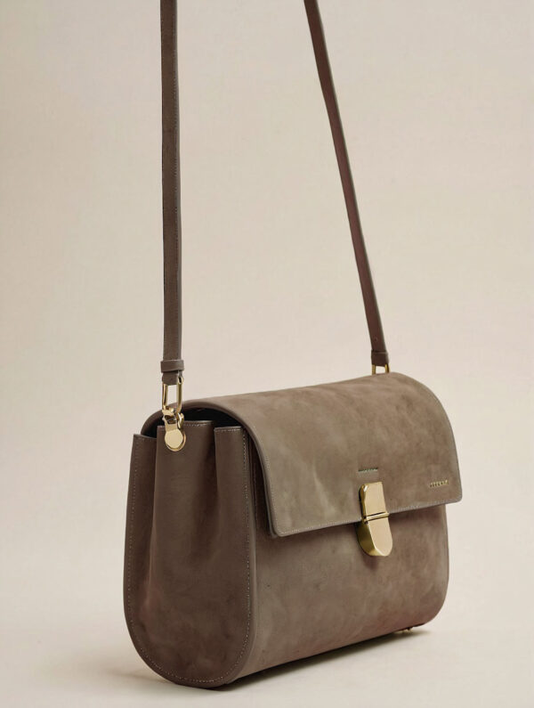 Suede Shoulder Bag - Image 2