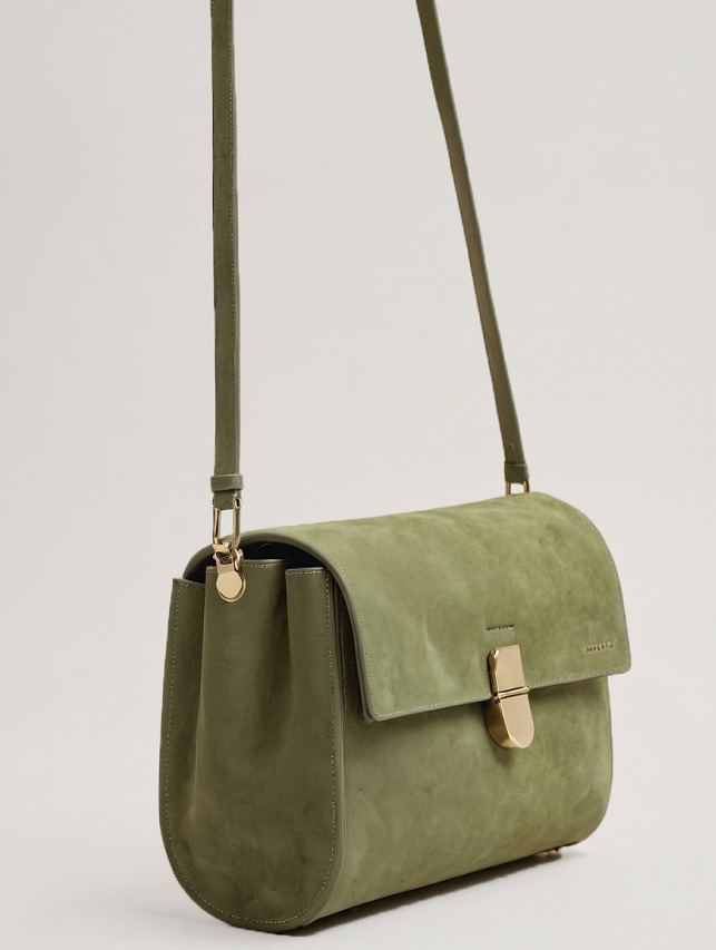 Suede Shoulder Bag