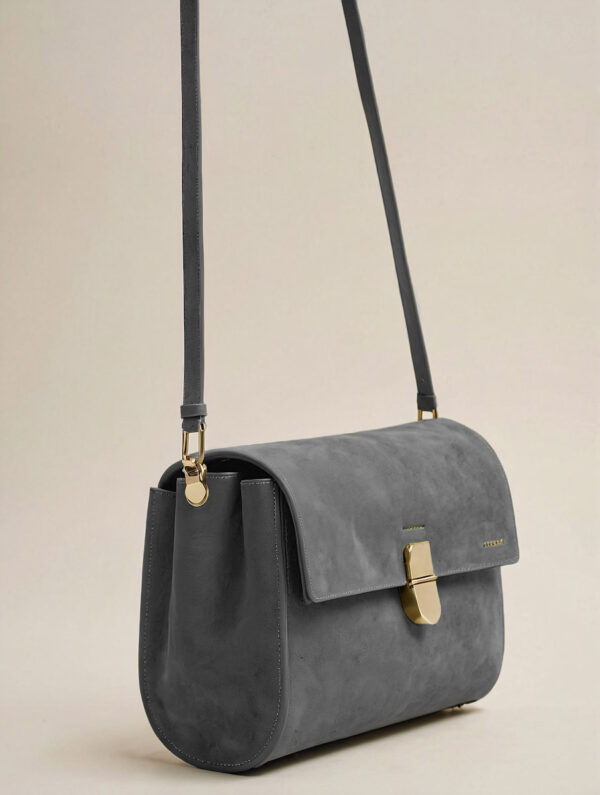 Suede Shoulder Bag - Image 4
